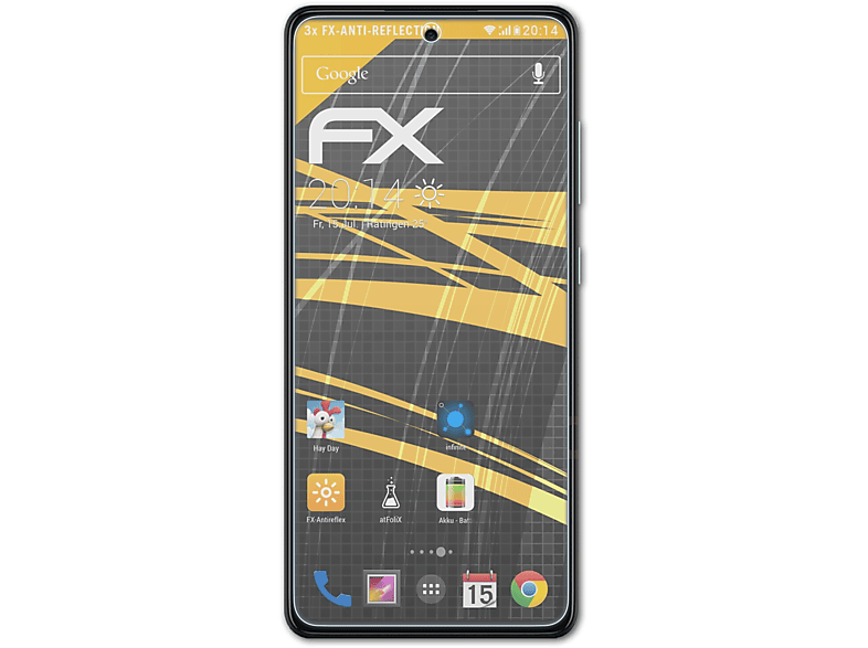 ATFOLIX 3x FX-Antireflex Displayschutz(für Galaxy A52) Samsung