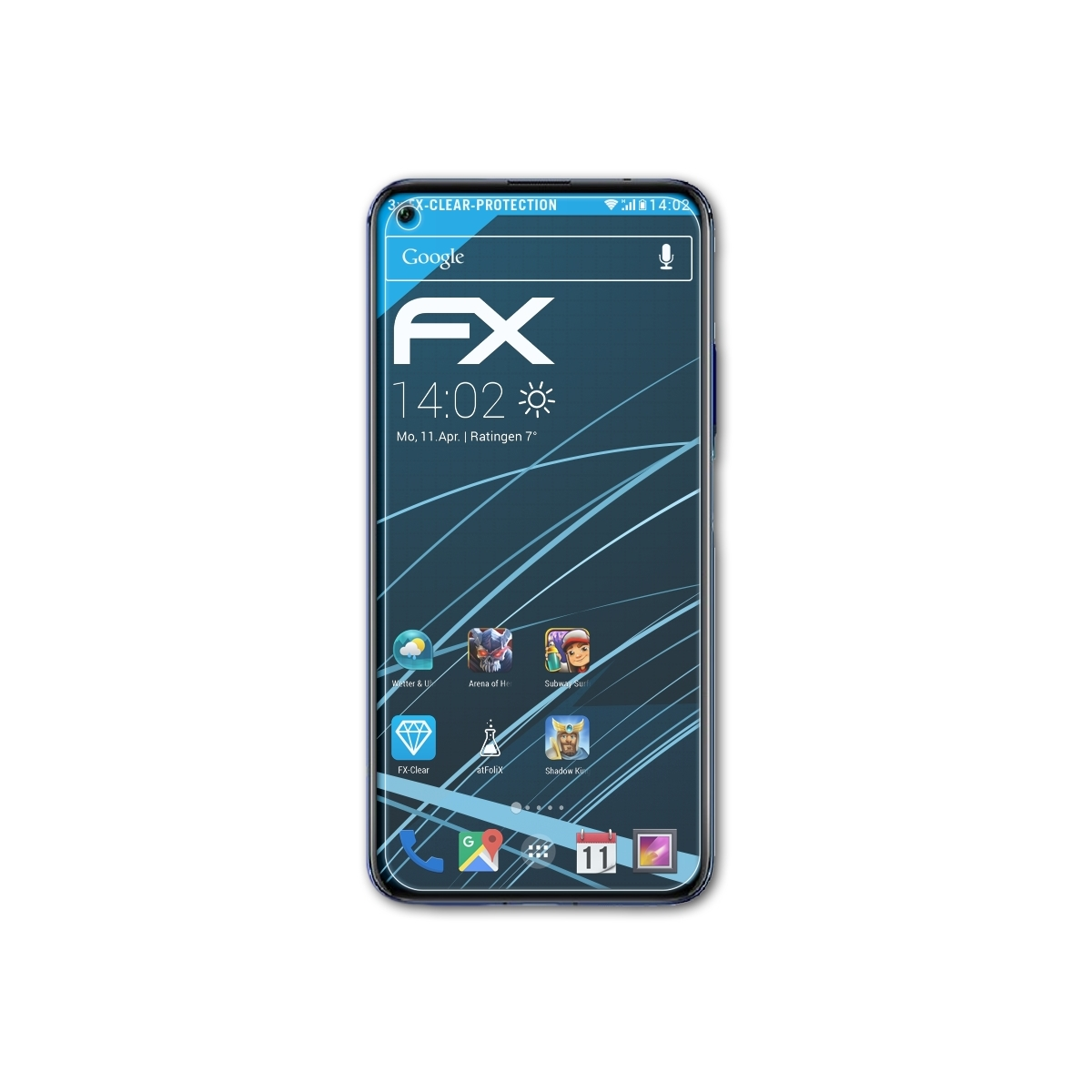 ATFOLIX 3x FX-Clear Huawei Honor Displayschutz(für 20)