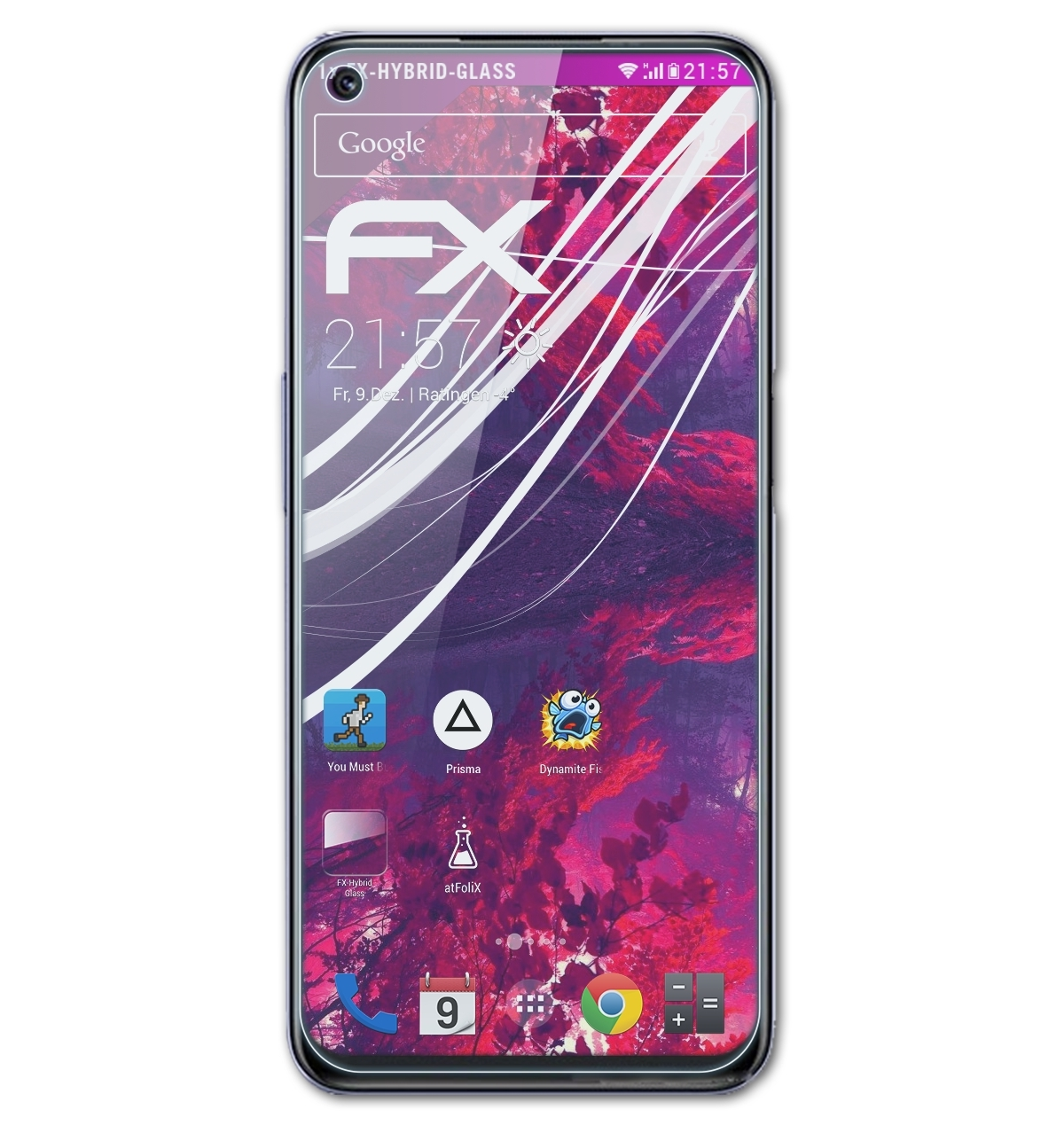 ATFOLIX FX-Hybrid-Glass Schutzglas(für 8s Realme 5G)