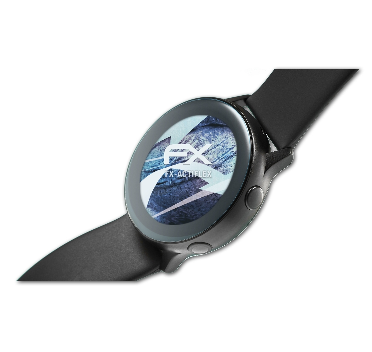 ATFOLIX 3x FX-ActiFleX Displayschutz(für 2 Watch Active (40mm)) Samsung Galaxy