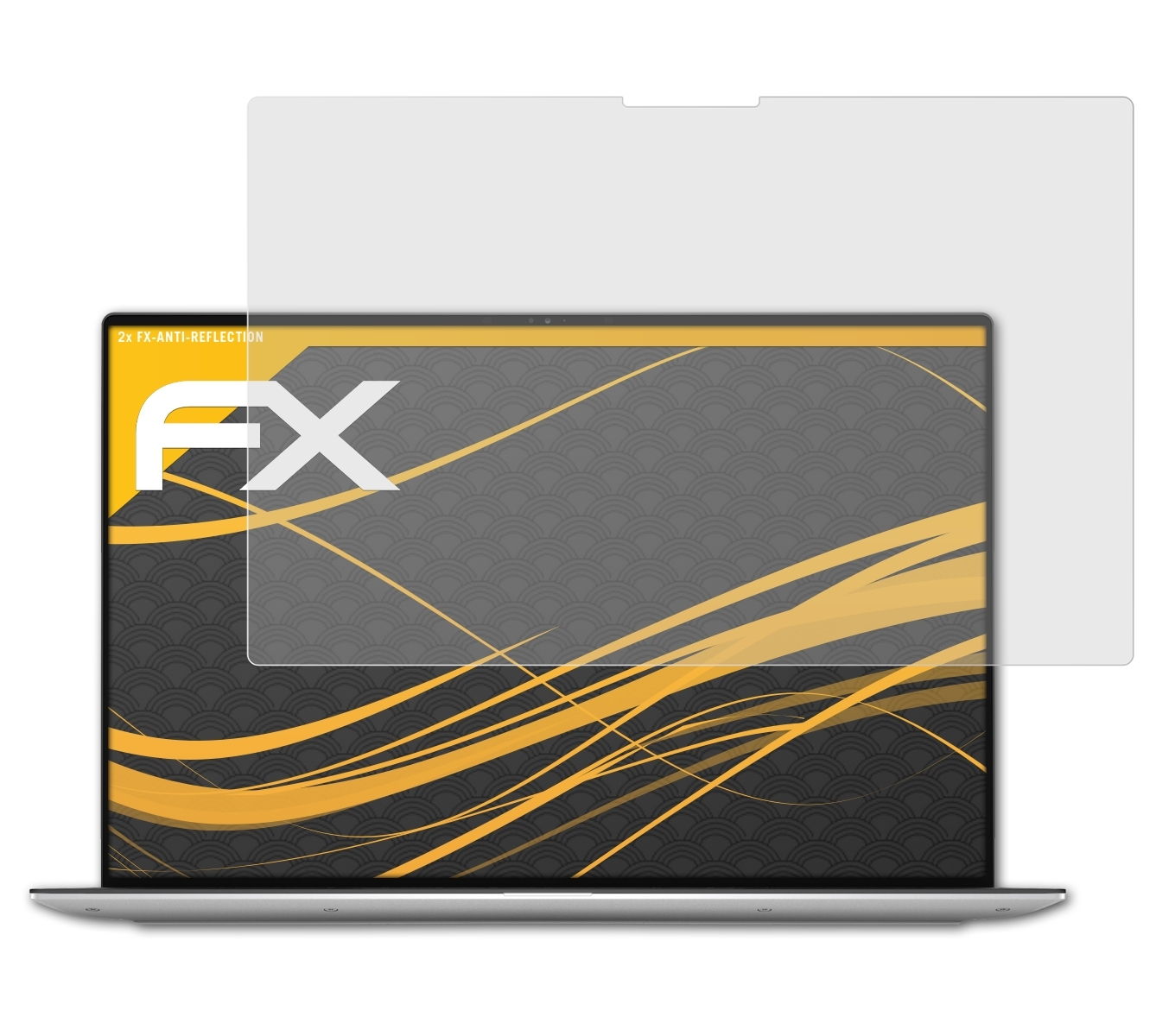 ATFOLIX 2x FX-Antireflex (9300)) XPS Displayschutz(für 13 Dell