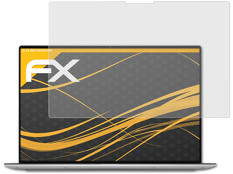 ATFOLIX 2x 13 XPS FX-Antireflex Dell (9300)) Displayschutz(für