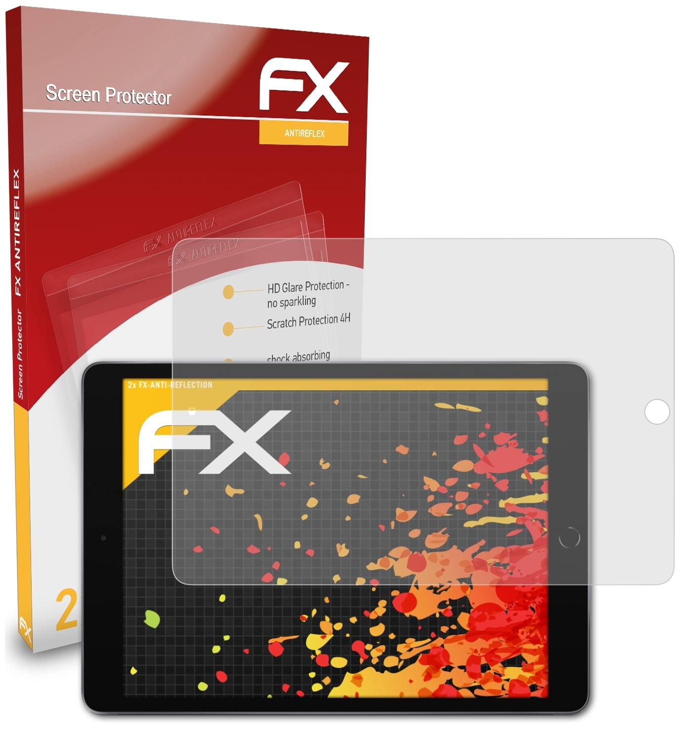 FX-Antireflex (2019)) 10.2 iPad Displayschutz(für Apple ATFOLIX 2x