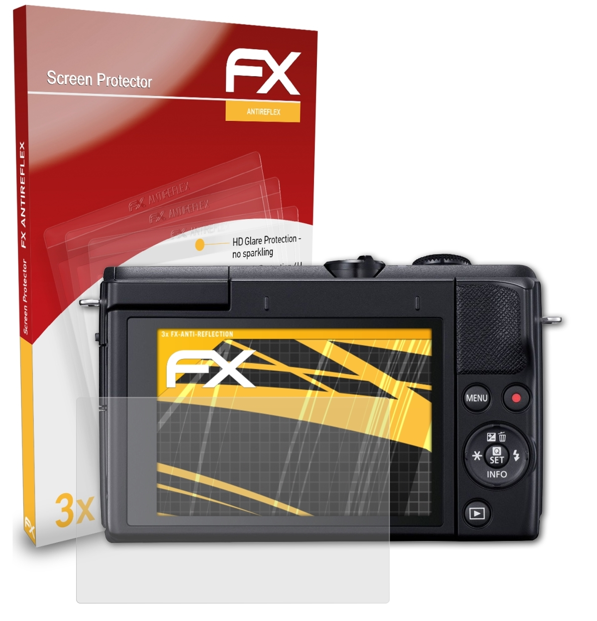 ATFOLIX 3x FX-Antireflex Displayschutz(für EOS M200) Canon