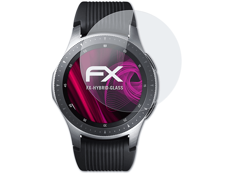 ATFOLIX FX-Hybrid-Glass Schutzglas(für Samsung Galaxy (46 mm)) Watch