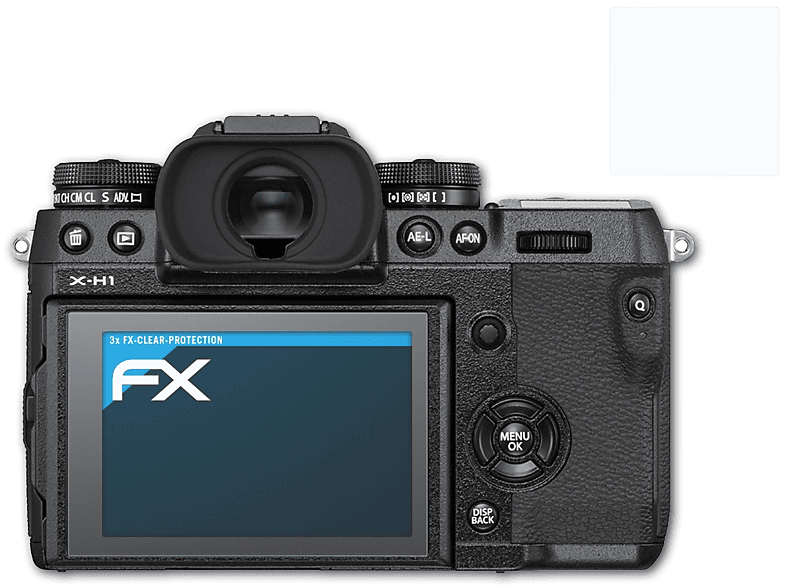 Displayschutz(für 3x X-H1) ATFOLIX Fujifilm FX-Clear
