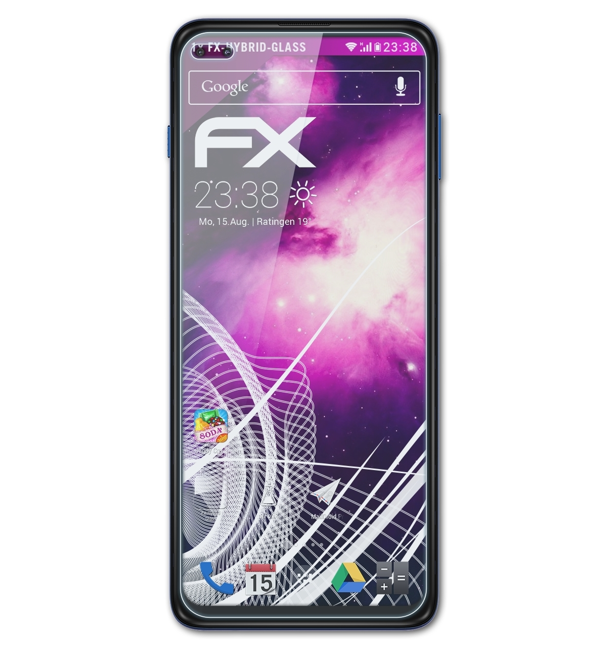FX-Hybrid-Glass 5G G ATFOLIX Motorola Plus) Schutzglas(für Moto