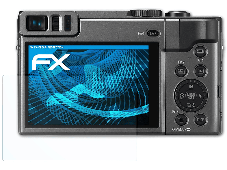 Panasonic Displayschutz(für FX-Clear ATFOLIX Lumix 3x DC-TZ90)
