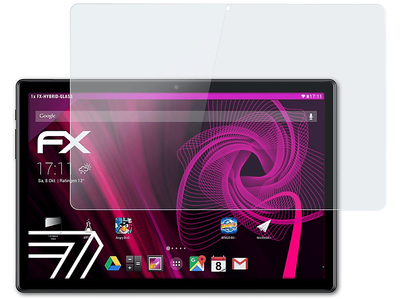 SE) Teclast M40 ATFOLIX FX-Hybrid-Glass Schutzglas(für