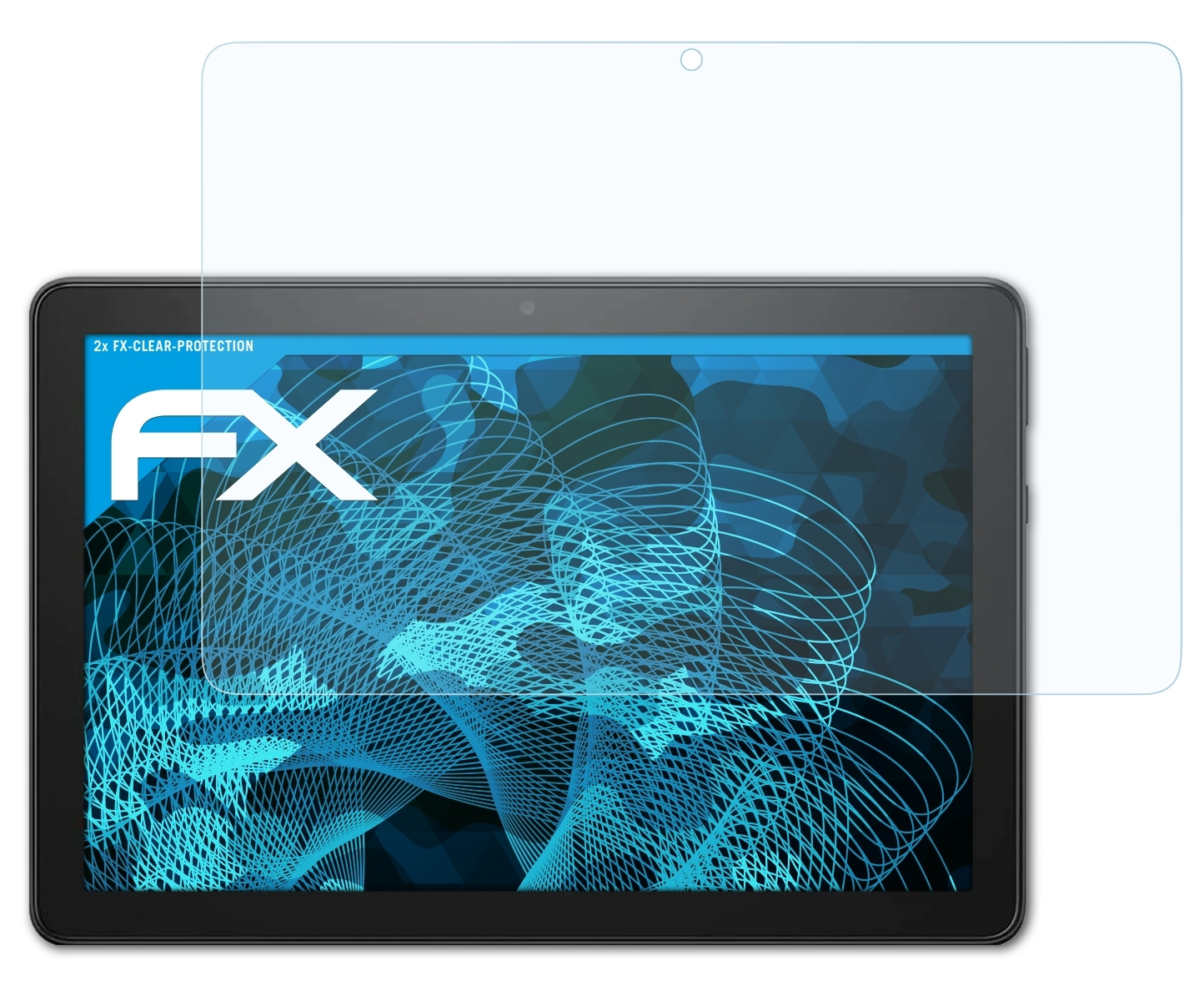 10 Fire HD Displayschutz(für FX-Clear ATFOLIX 2x Amazon (2021))