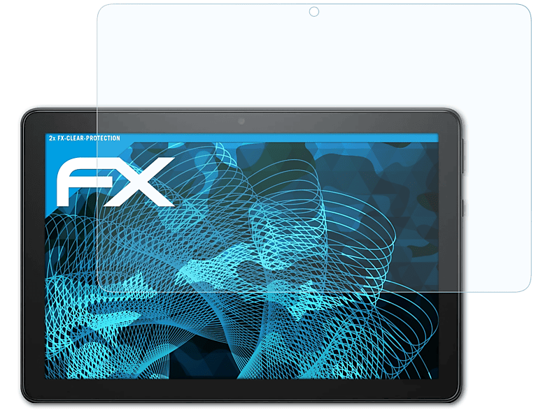 ATFOLIX 2x FX-Clear Displayschutz(für Amazon Fire HD 10 (2021))