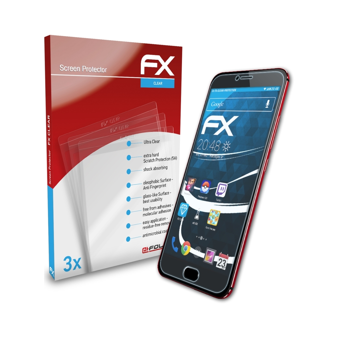 FX-Clear ATFOLIX UMiDigi Pro) Z1 Displayschutz(für 3x