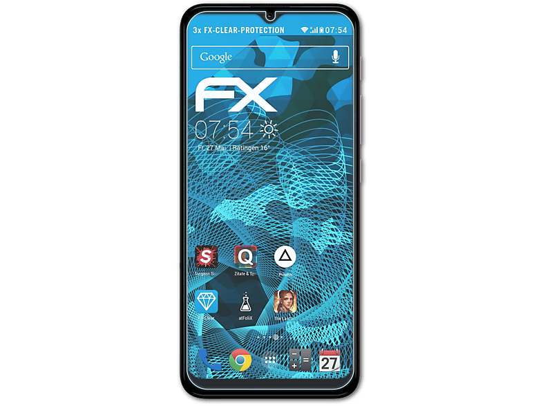 ATFOLIX 3x FX-Clear Displayschutz(für Motorola Moto G30) | Displayschutzfolien & Gläser