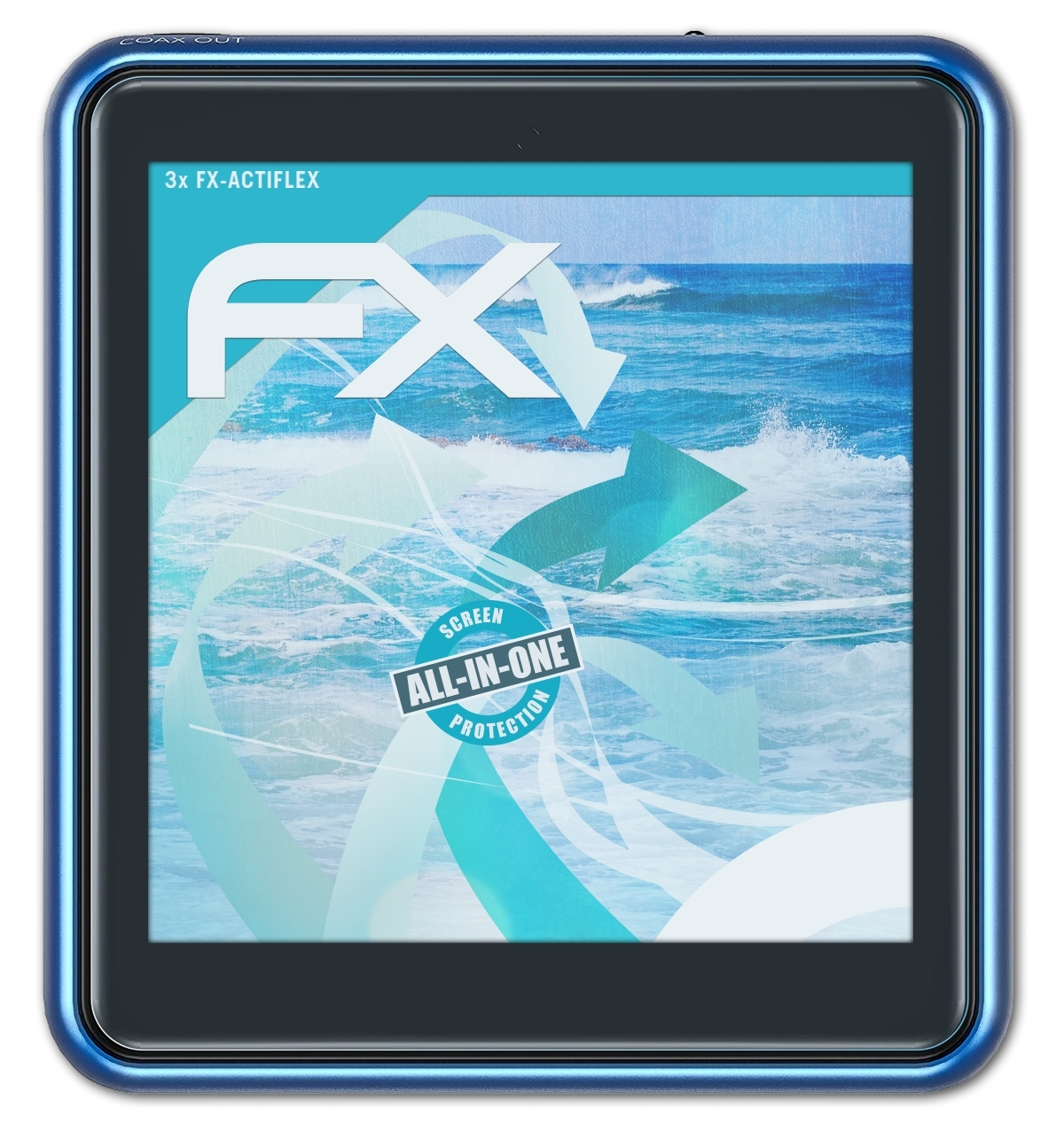 Displayschutz(für FiiO 3x ATFOLIX M5) FX-ActiFleX