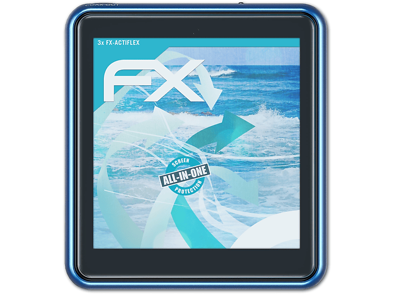 ATFOLIX 3x FX-ActiFleX Displayschutz(für FiiO M5)