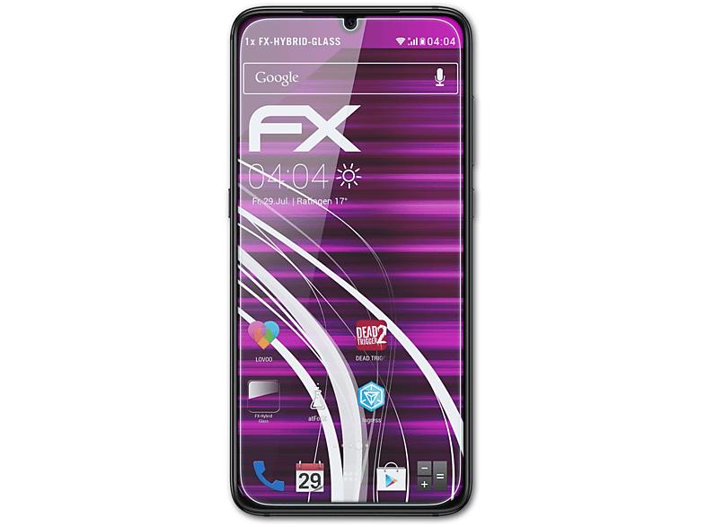 ATFOLIX Schutzglas(für 5G) Mi FX-Hybrid-Glass Xiaomi Pro 9