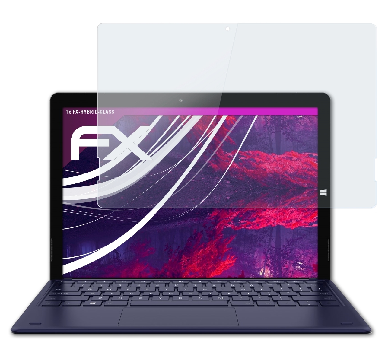 ATFOLIX FX-Hybrid-Glass Schutzglas(für Teclast X6 Pro)