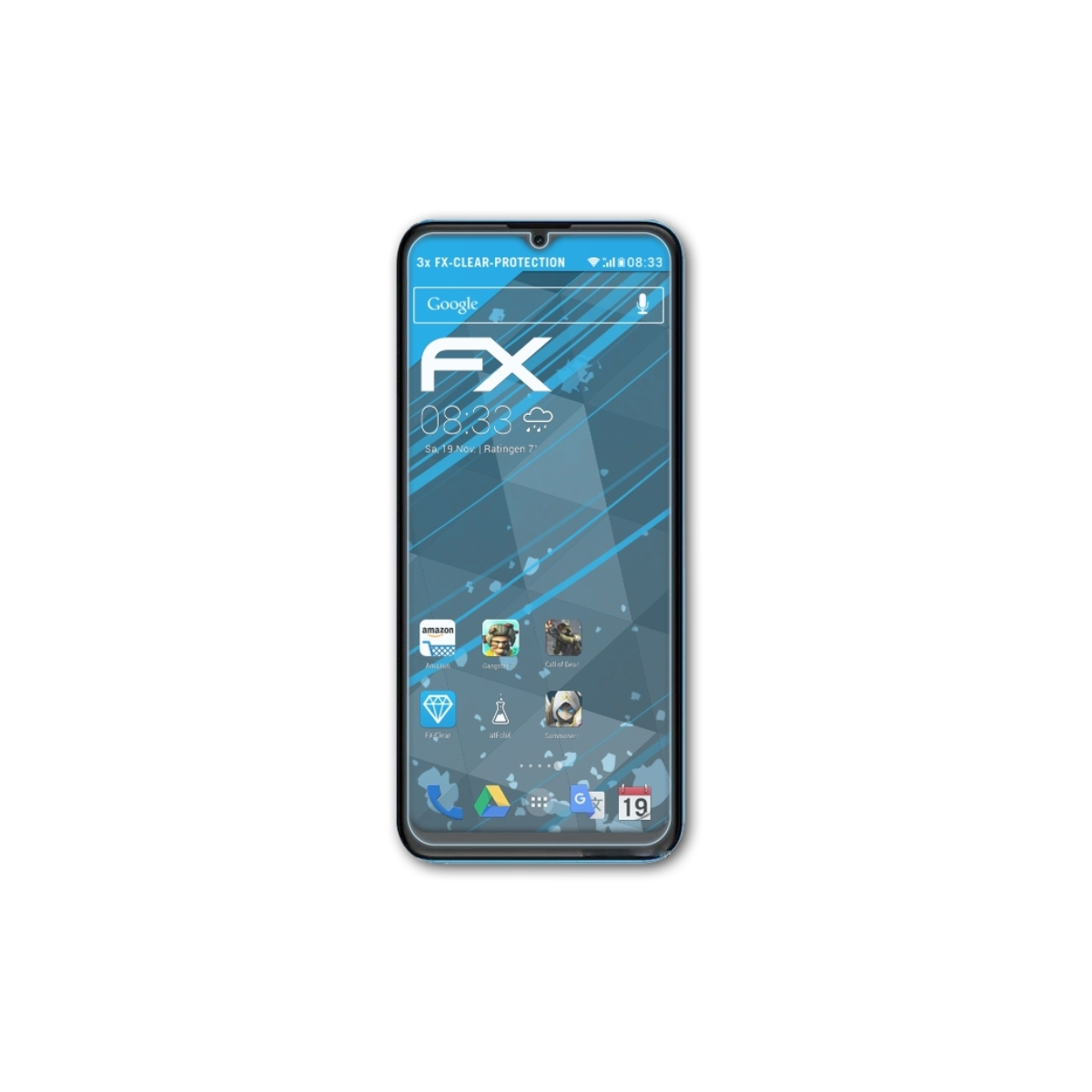 ATFOLIX 3x Displayschutz(für FX-Clear P15 Pro) Gionee