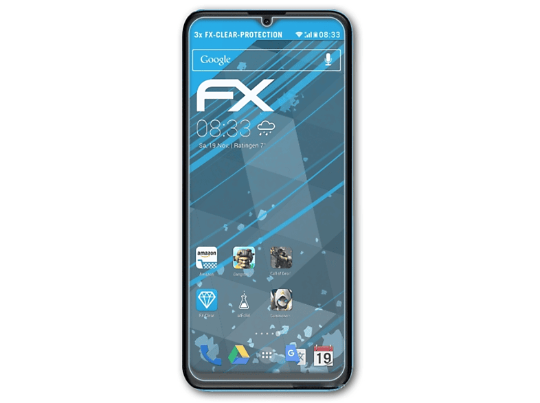 ATFOLIX 3x FX-Clear P15 Gionee Pro) Displayschutz(für