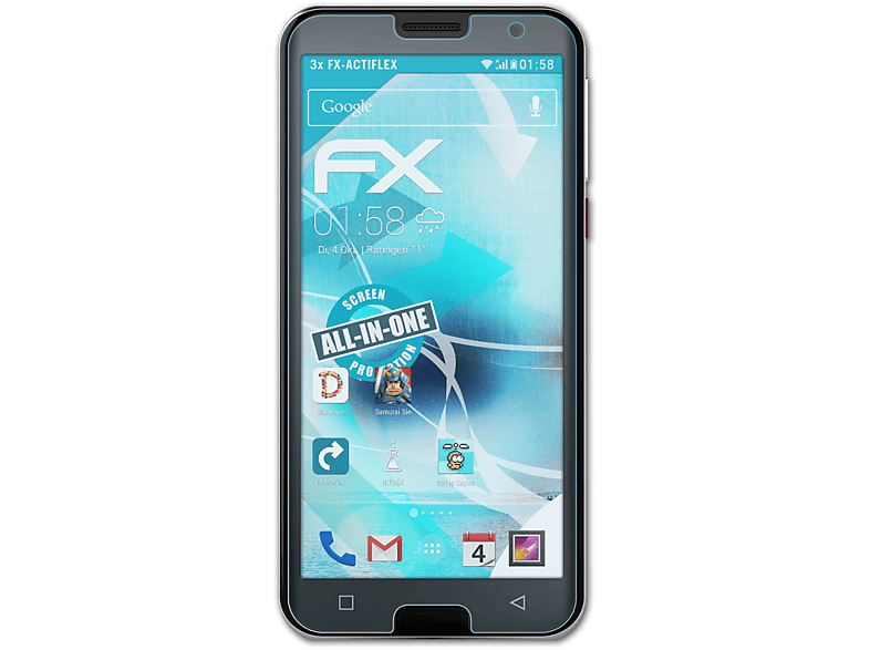 ATFOLIX 3x FX-ActiFleX Displayschutz(für Emporia Smart.5)