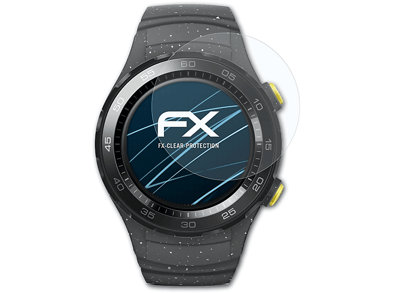 ATFOLIX 3x FX-Clear Displayschutz(für Huawei Watch 2)