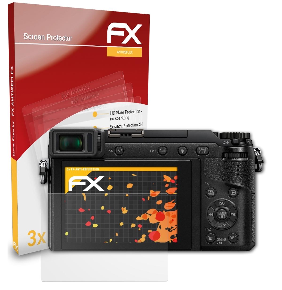 DMC-GX80) Displayschutz(für Panasonic FX-Antireflex Lumix 3x ATFOLIX
