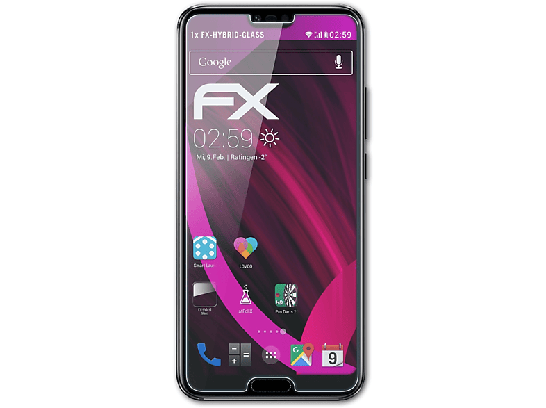 10) FX-Hybrid-Glass Huawei Schutzglas(für ATFOLIX Honor