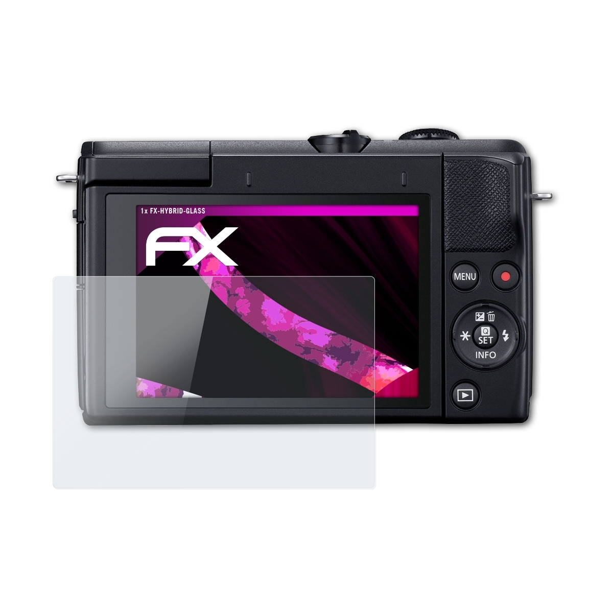 Canon FX-Hybrid-Glass ATFOLIX M200) Schutzglas(für EOS