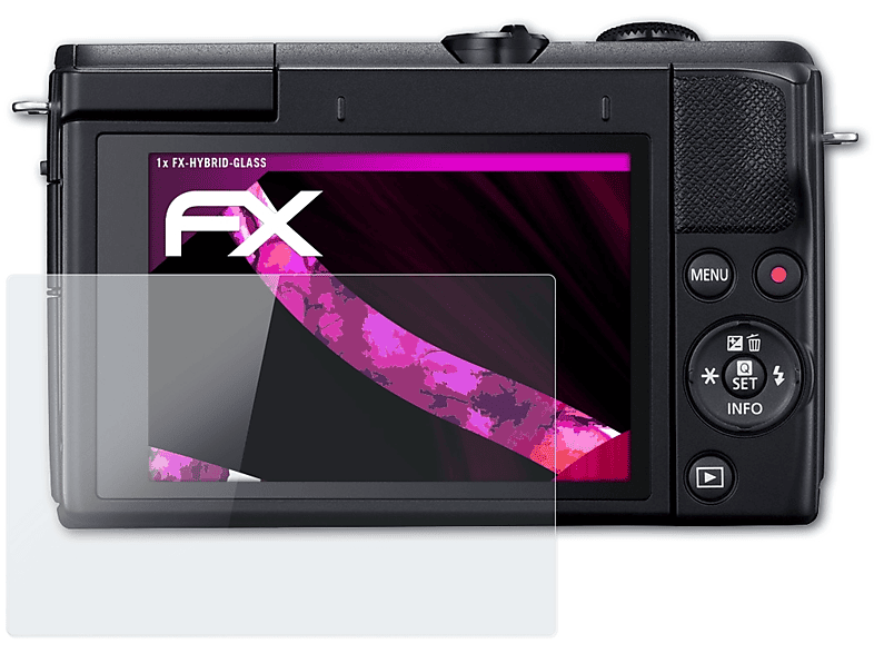 ATFOLIX FX-Hybrid-Glass Schutzglas(für Canon M200) EOS