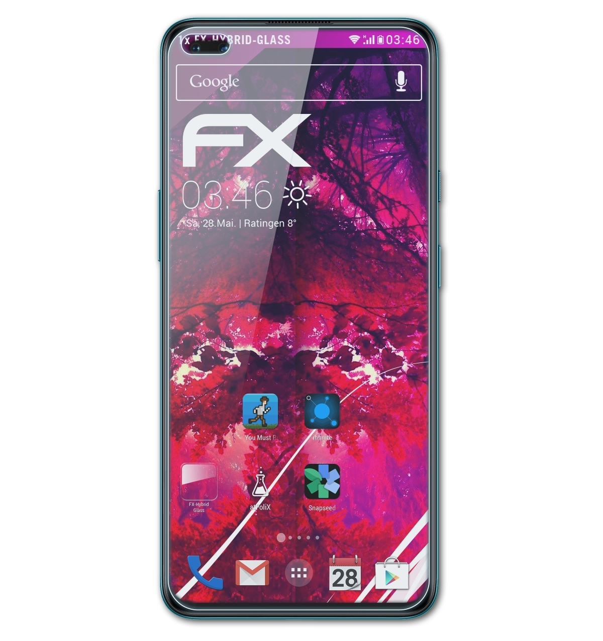 ATFOLIX FX-Hybrid-Glass Schutzglas(für Nord) OnePlus