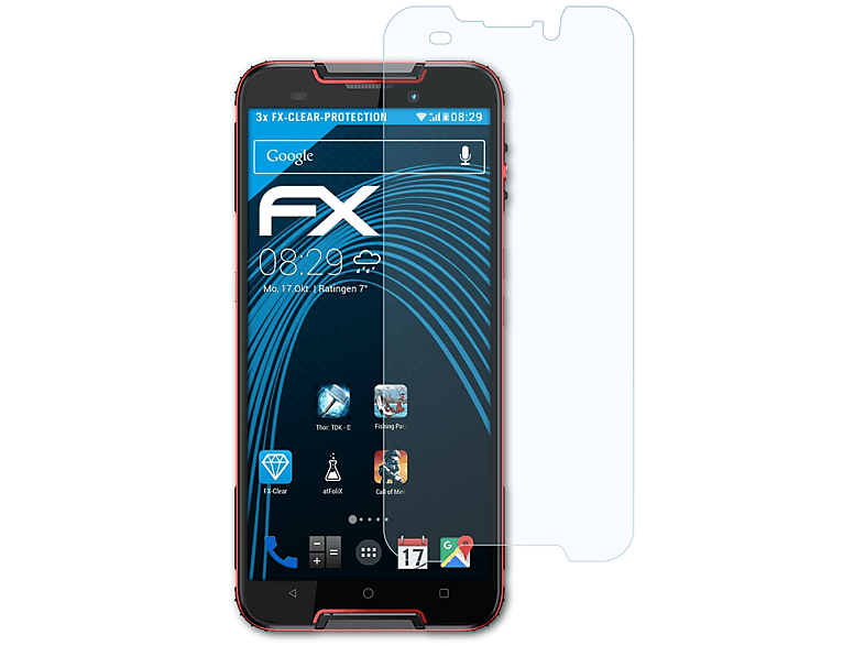 ATFOLIX 3x FX-Clear Displayschutz(für Cubot Quest) | Displayschutzfolien & Gläser