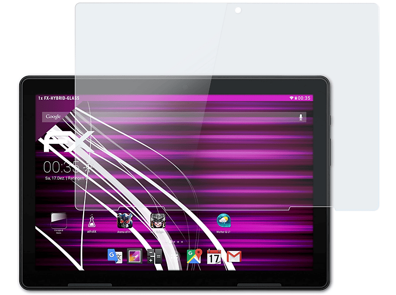 LIFETAB Medion ATFOLIX Schutzglas(für FX-Hybrid-Glass E10703)