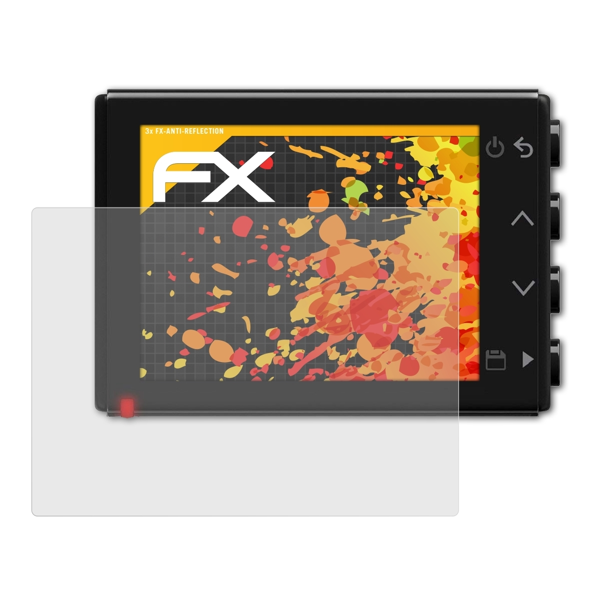 ATFOLIX 3x FX-Antireflex Displayschutz(für Garmin 66W) Cam Dash