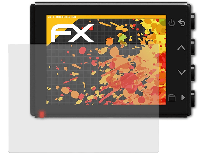ATFOLIX 3x FX-Antireflex Displayschutz(für Garmin Dash Cam 66W)