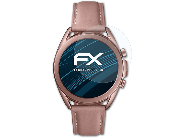 ATFOLIX 3x FX-Clear Displayschutz(für Samsung Galaxy Watch 3 (41mm))