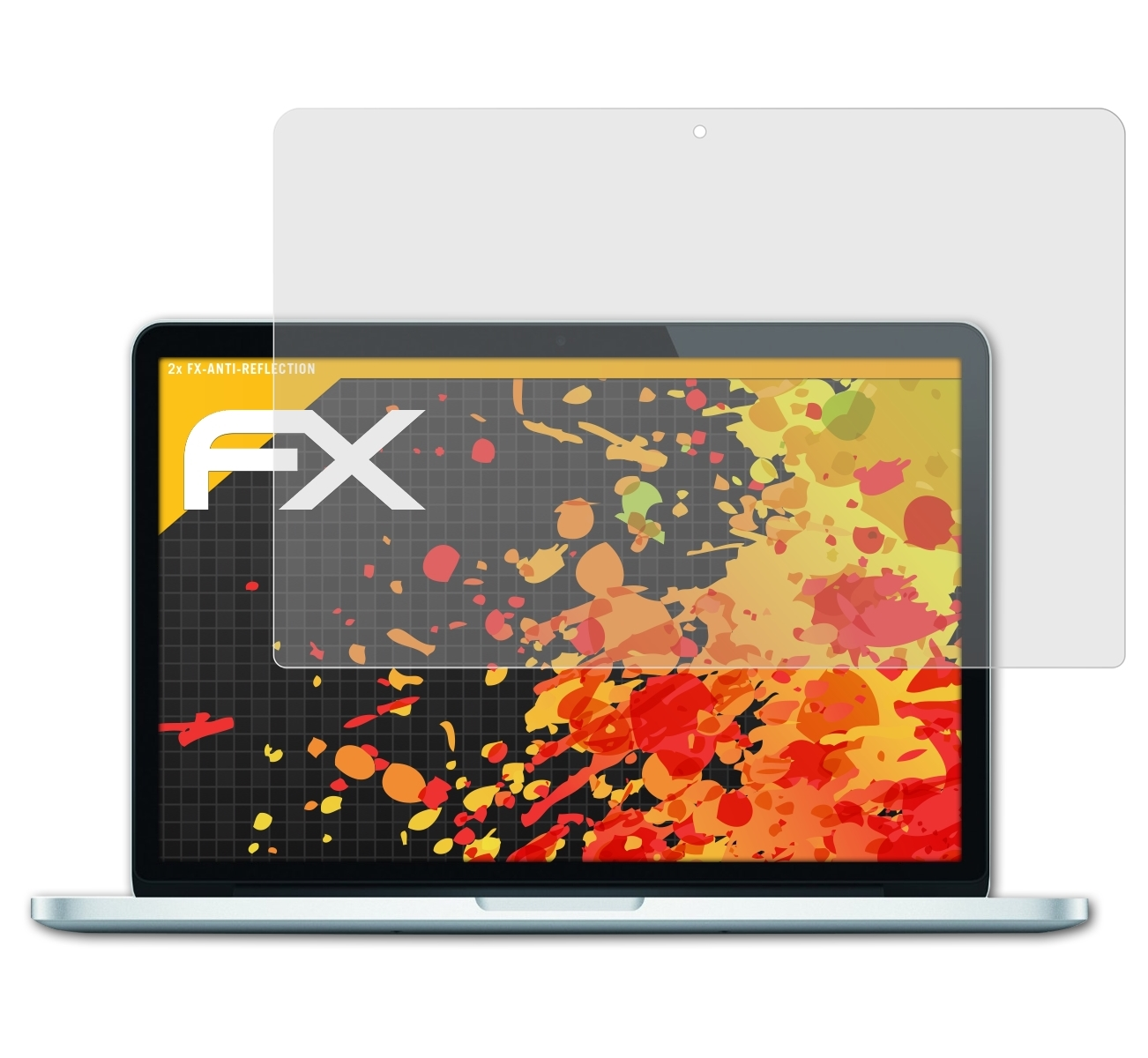ATFOLIX 2x Apple Displayschutz(für 13,3 MacBook FX-Antireflex Pro Retina)