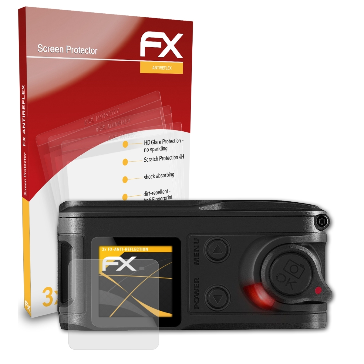 3x Virb FX-Antireflex X ATFOLIX Garmin XE) / Displayschutz(für