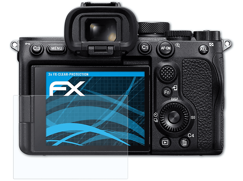 ATFOLIX 3x FX-Clear Displayschutz(für Sony Alpha a7S III)