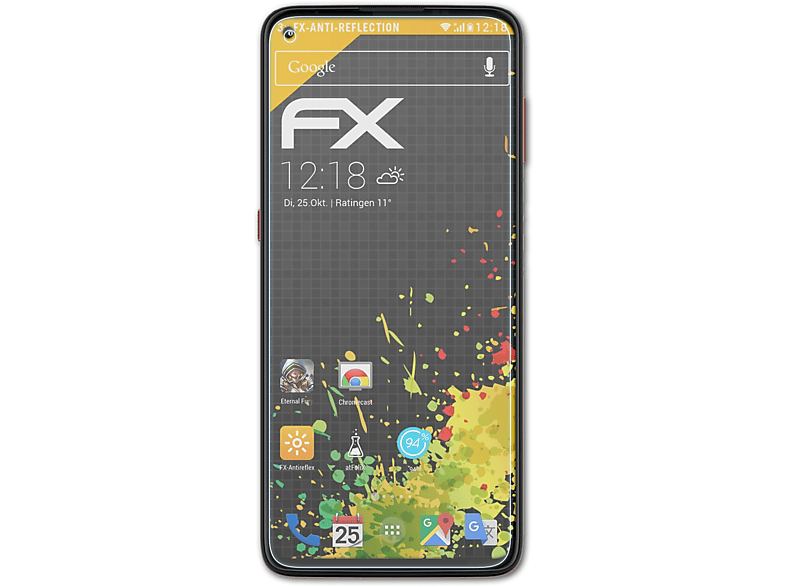 ATFOLIX 3x Displayschutz(für G9 Moto FX-Antireflex Plus) Motorola