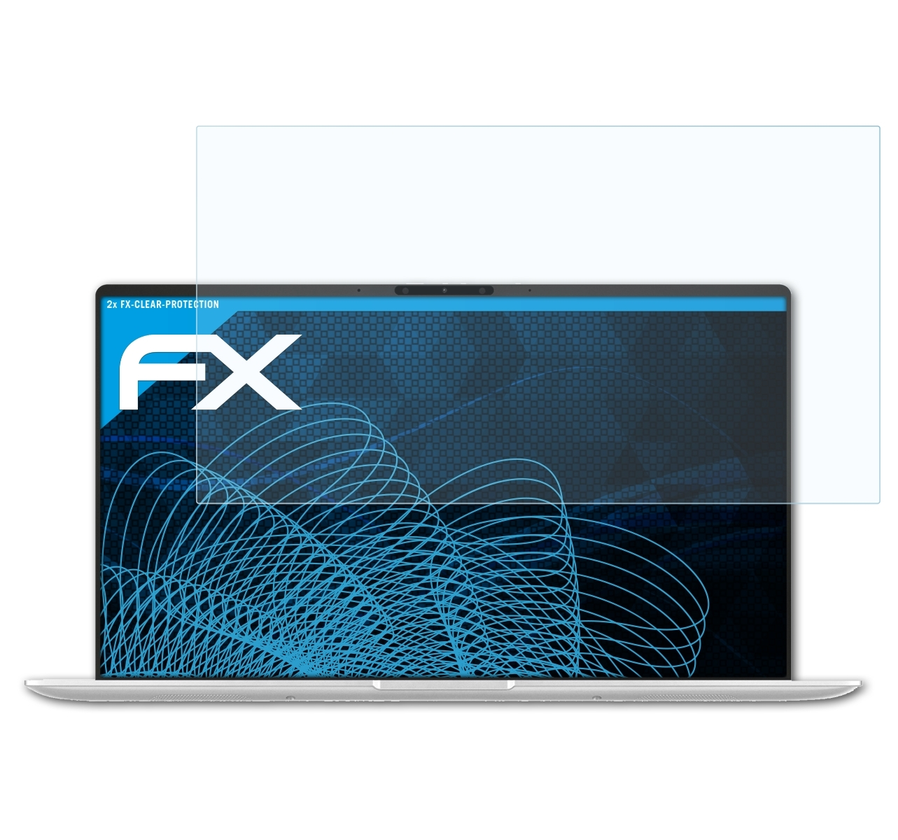 ATFOLIX 2x FX-Clear (UX433FN)) ZenBook Displayschutz(für 14 Asus