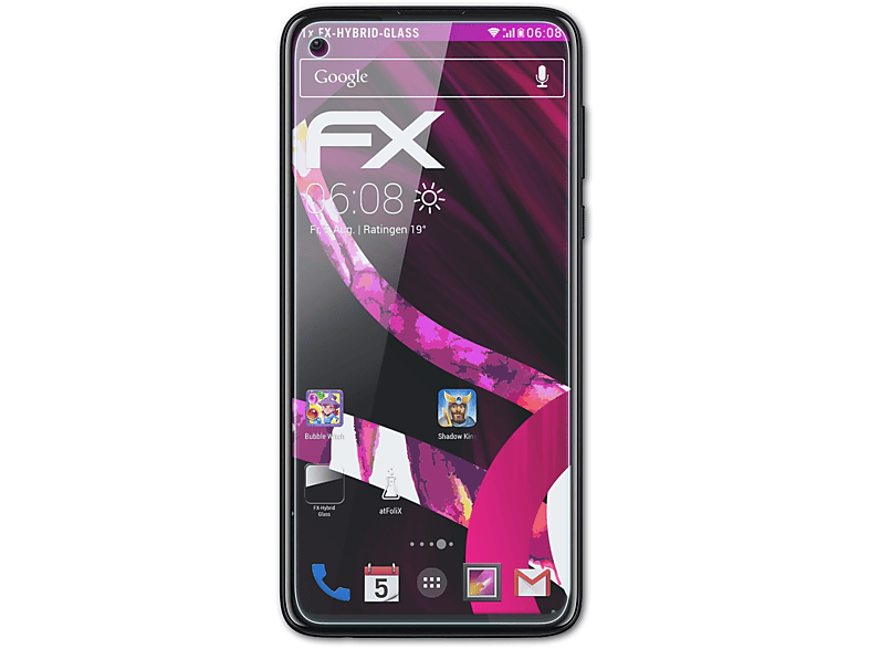Pro) FX-Hybrid-Glass Schutzglas(für ATFOLIX Motorola G Moto