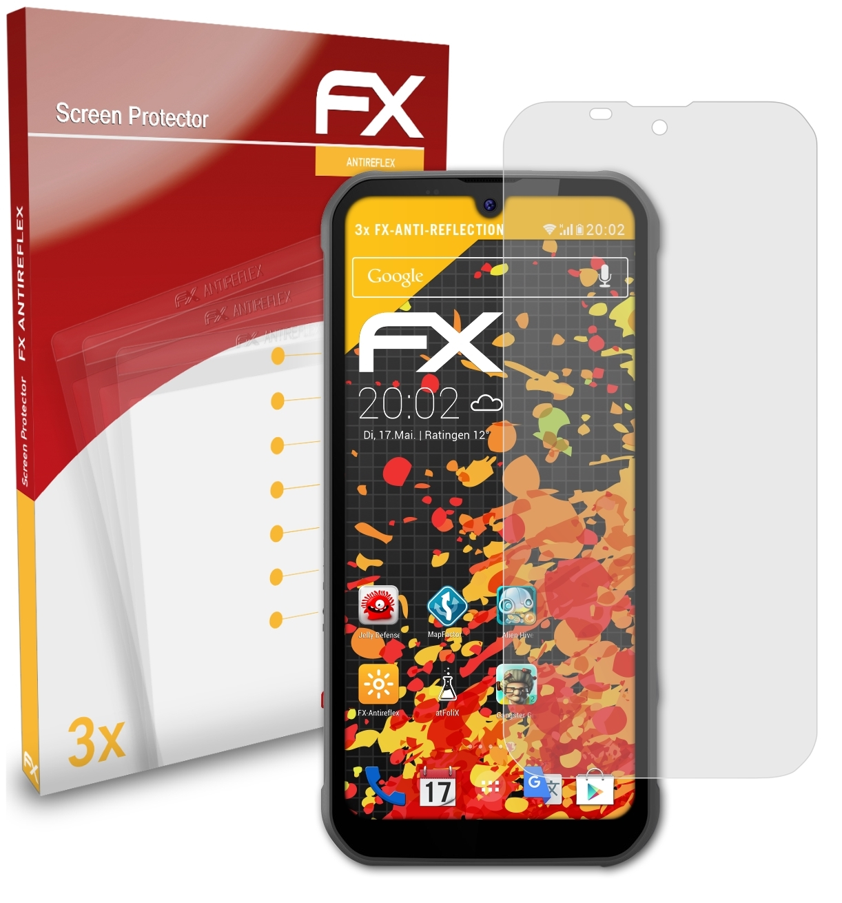 GX290) ATFOLIX Displayschutz(für 3x Gigaset FX-Antireflex