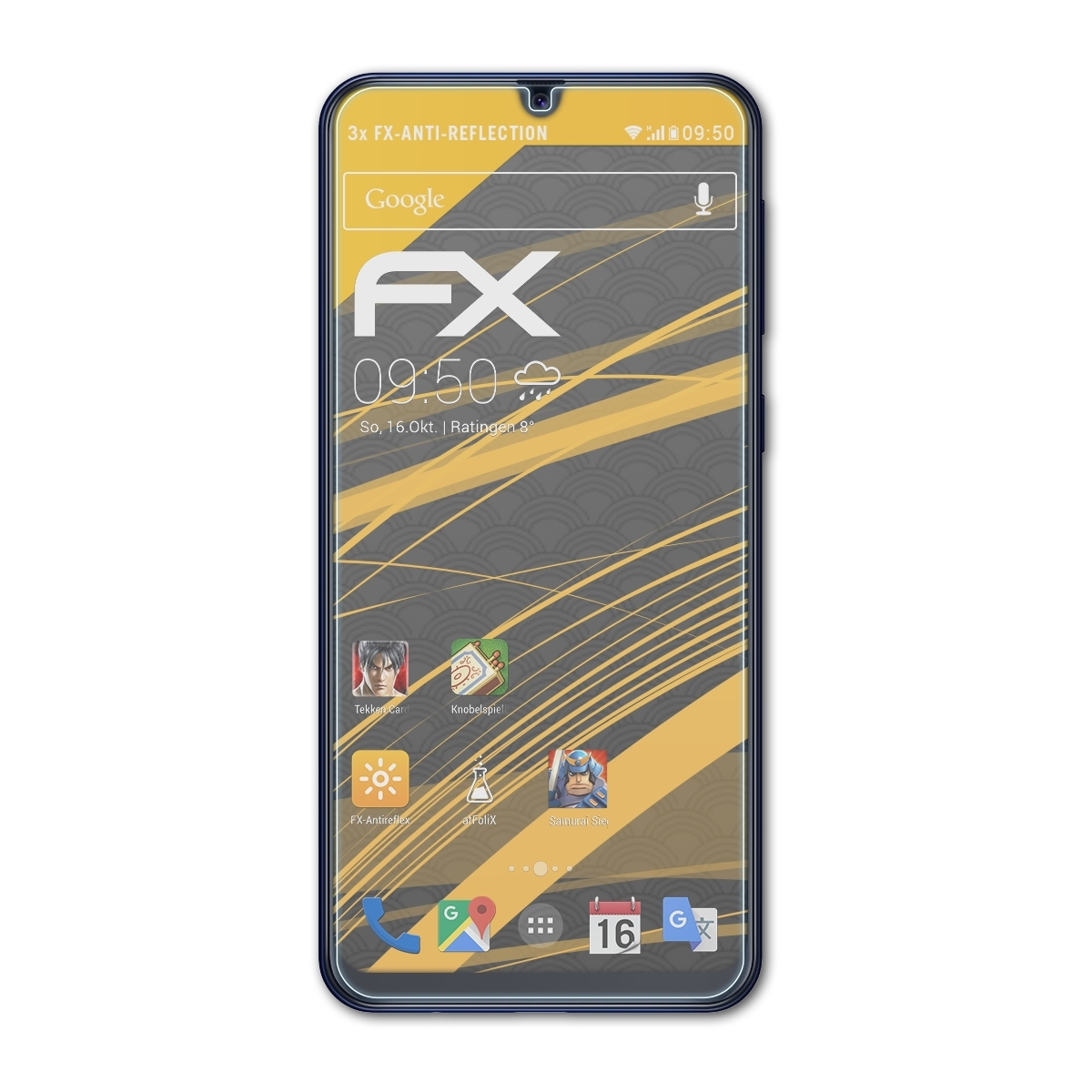 ATFOLIX 3x FX-Antireflex Displayschutz(für M21) Galaxy Samsung
