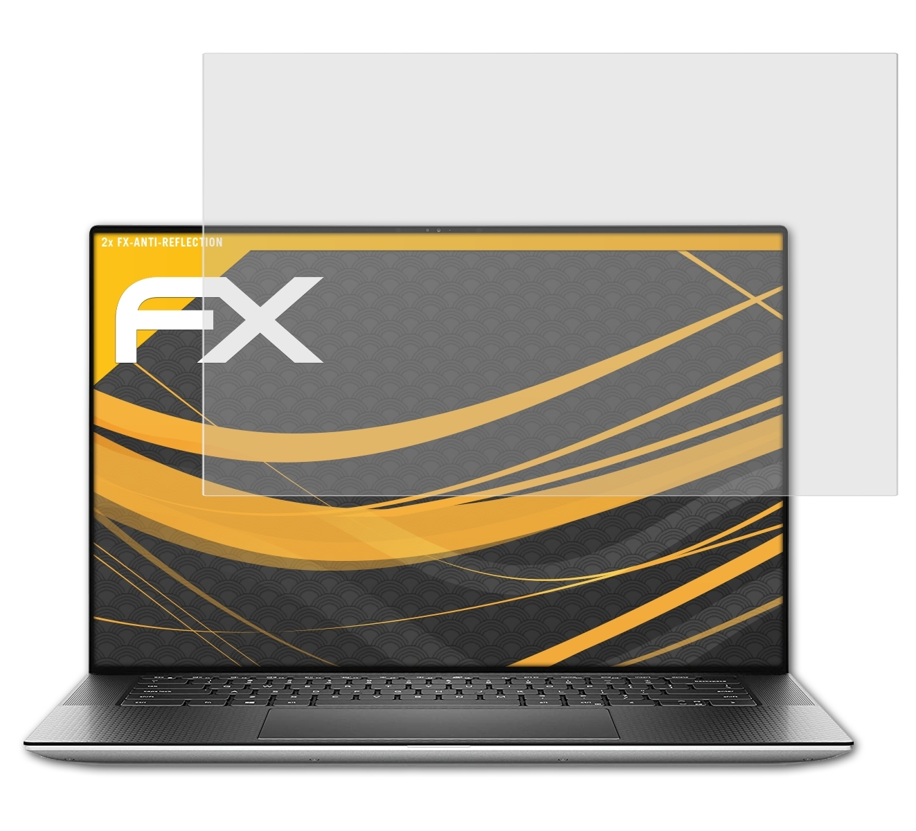 ATFOLIX FX-Antireflex XPS Dell Displayschutz(für (9500)) 2x 15