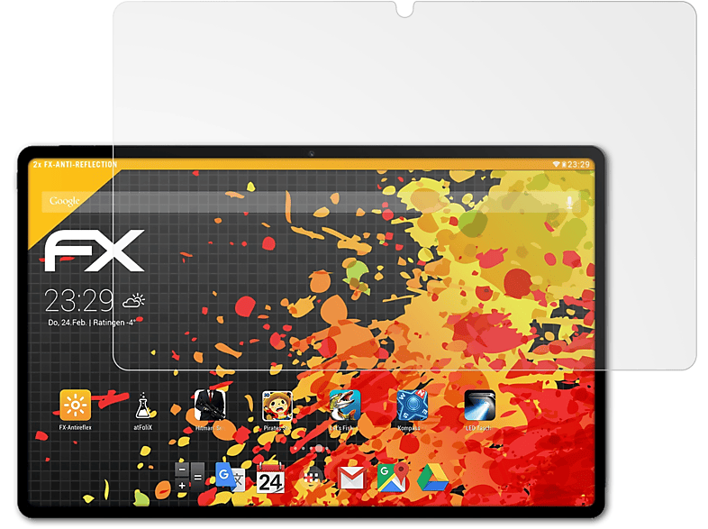 ATFOLIX 2x FX-Antireflex Displayschutz(für Teclast T40 Plus)