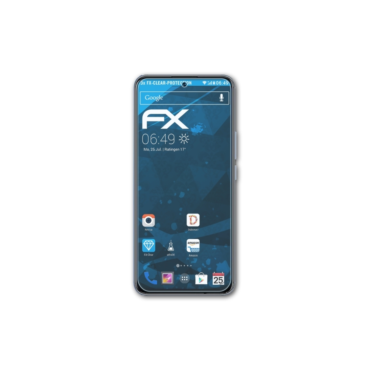 Displayschutz(für Meizu 3x 18X) ATFOLIX FX-Clear