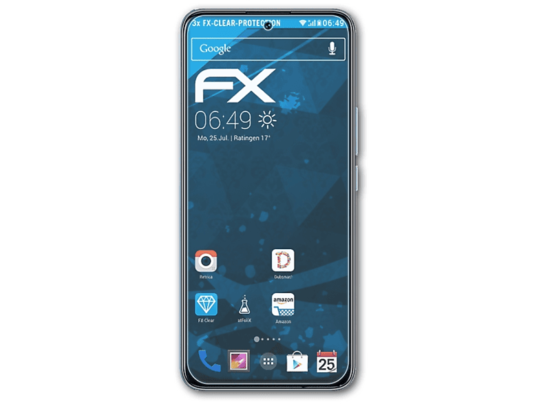 Displayschutz(für ATFOLIX Meizu 3x FX-Clear 18X)