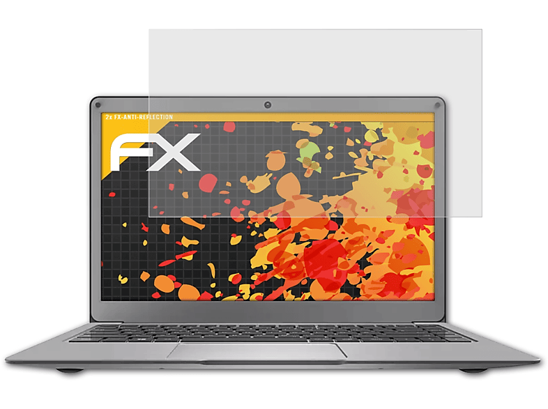 ATFOLIX 2x FX-Antireflex Displayschutz(für PNB Peaq S130)