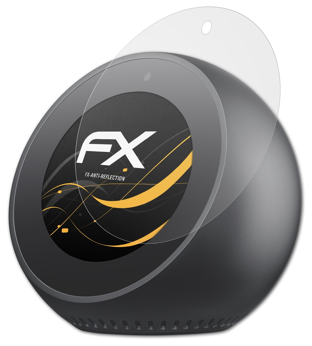 ATFOLIX 3x FX-Antireflex Displayschutz(für Amazon Spot) Echo