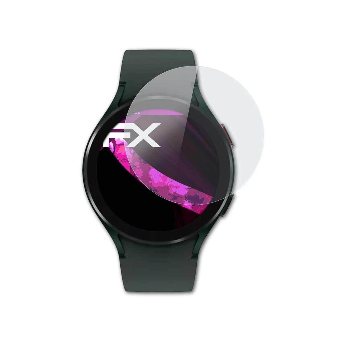 ATFOLIX FX-Hybrid-Glass Galaxy (44mm)) 4 Schutzglas(für Samsung Watch